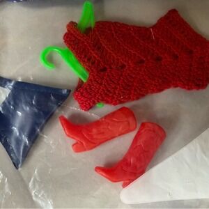 Vintage Barbie Clothes & Accessories Bundle – 14 Pieces (Handmade & Factory Mix)